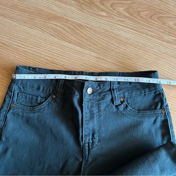 d. jeans Blue Green Skinny Leg Pants Women’s 6 - Picture 4 of 7